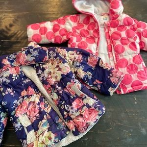 2 18m Girls Puffer Jackets